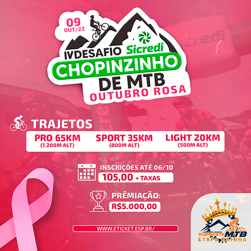 IV Desafio Sicredi Chopinzinho de MTB